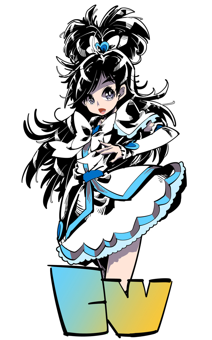 yukishiro honoka and cure white (precure and 1 more) drawn by katana_(life_is_beautiful)