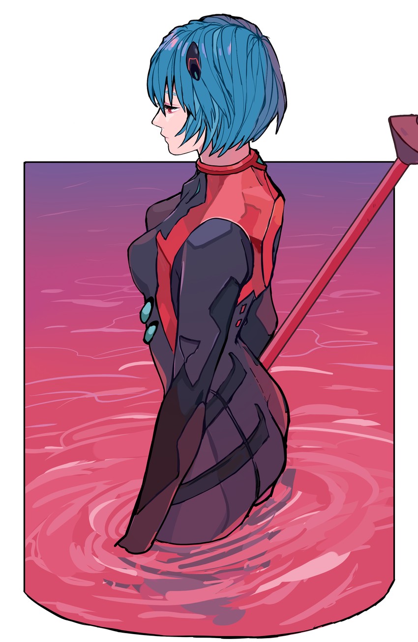 ayanami rei (neon genesis evangelion and 2 more) drawn by keiko_(um7mr1)