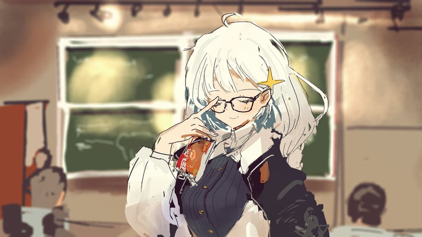 kizuna akari and shitsuji megane akari (vocaloid and 1 more) drawn by kabuyama_kaigi
