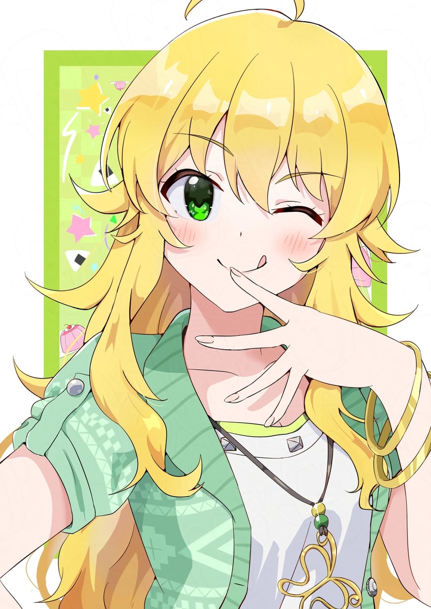 hoshii miki (idolmaster and 2 more) drawn by twwibql2kktg5am