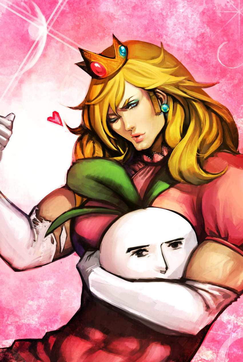 princess peach (mario and 1 more) drawn by noa_ikeda