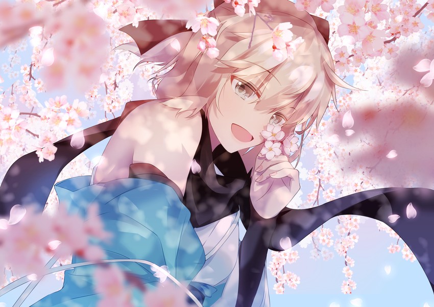 okita souji (fate and 2 more) drawn by tsukioto
