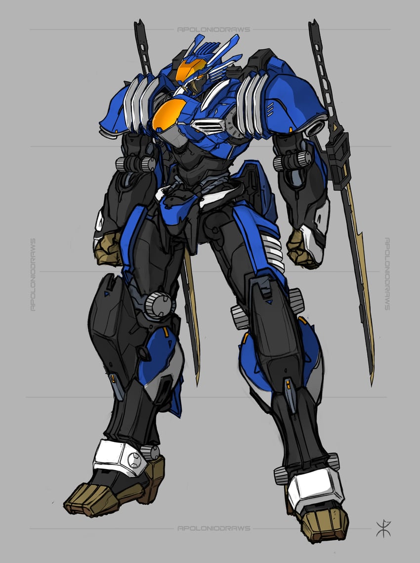blade liger (zoids and 1 more) drawn by apoloniodraws