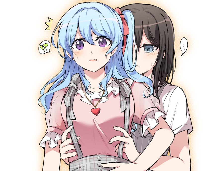 okusawa misaki and matsubara kanon (bang dream!) drawn by opi