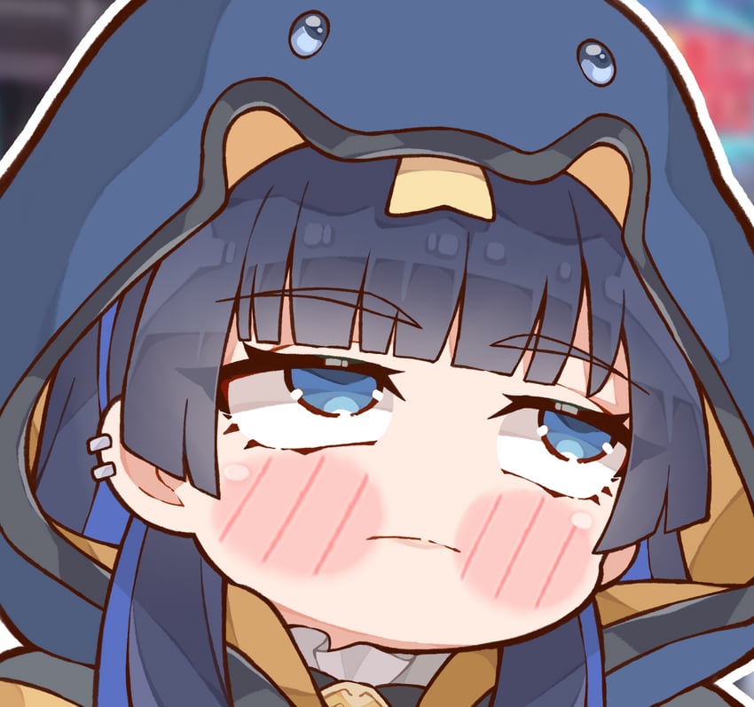 ouro kronii (hololive and 1 more) drawn by kukie-nyan