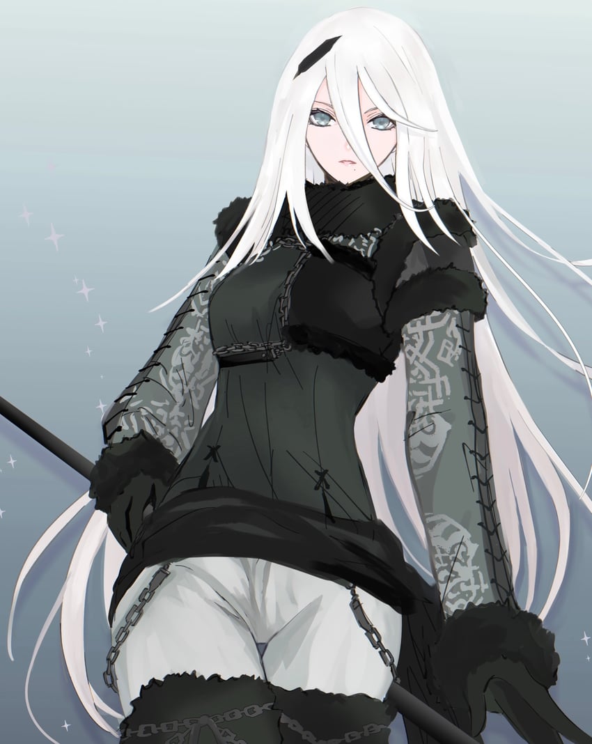 a2 and nier (nier:automata and 1 more) drawn by helen_(helen2210hk)