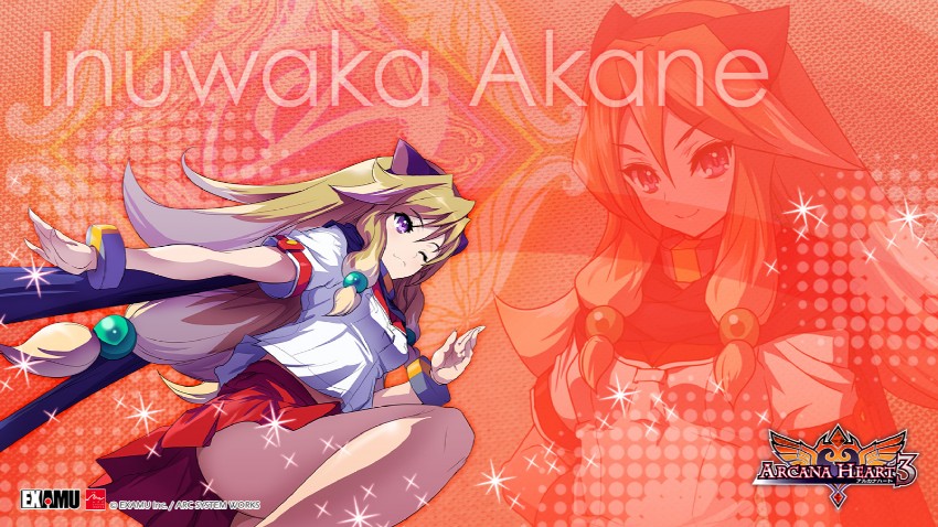 inuwaka akane (arcana heart and 1 more) drawn by akaga_hirotaka