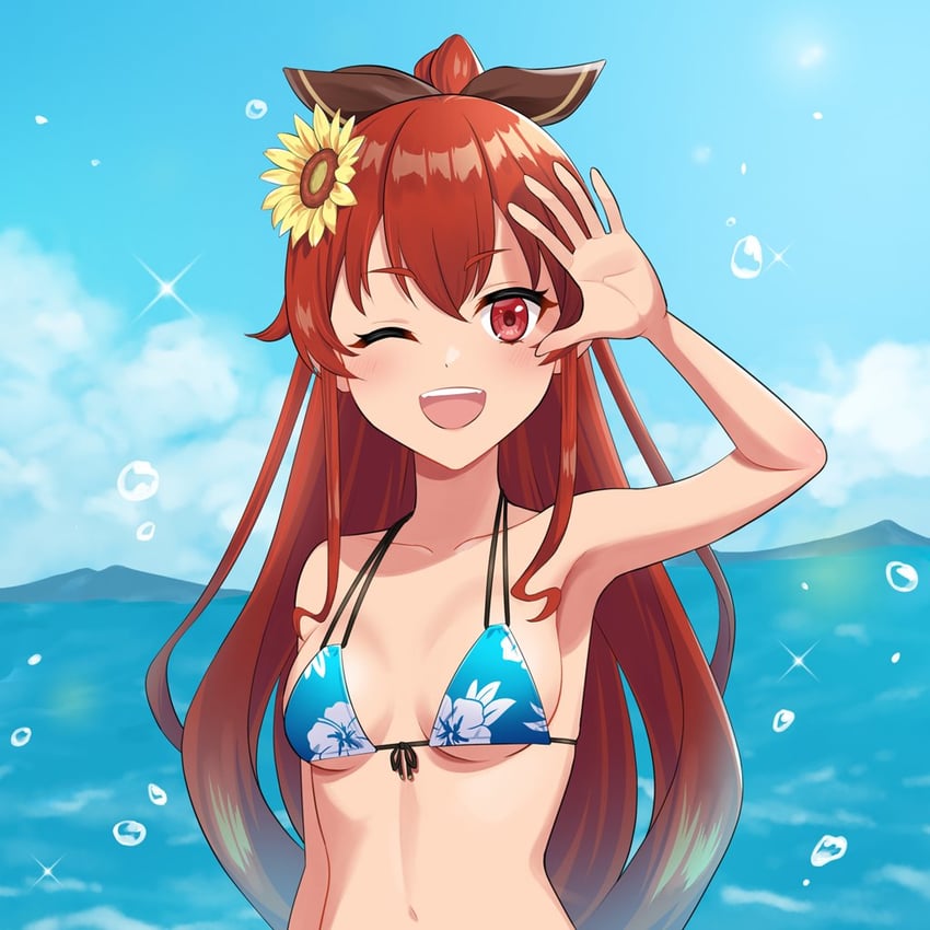 eris greyrat (mushoku tensei and 1 more) drawn by t-nyanko