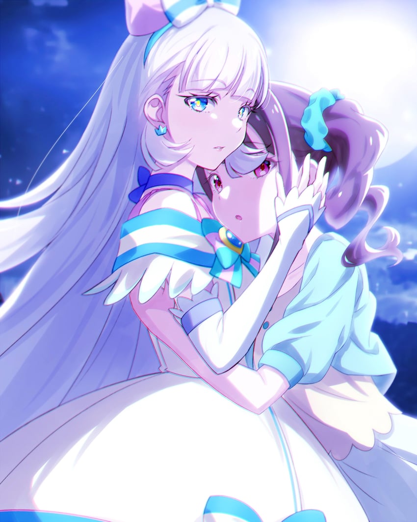 nekoyashiki yuki, nekoyashiki mayu, and cure nyammy (precure and 1 more) drawn by kyoutsuugengo