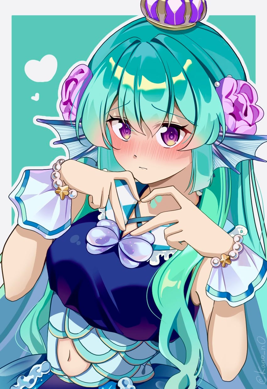 finana ryugu (nijisanji and 1 more) drawn by kano3