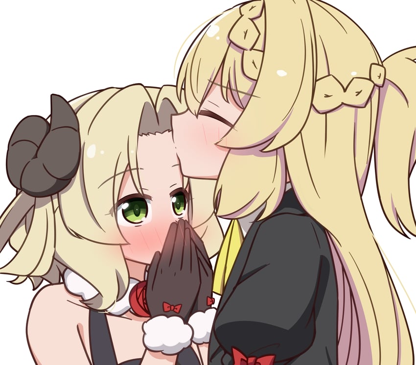 aizawa azusa and provato pecora aries (slime taoshite 300 nen shiranai uchi ni level max ni nattemashita) drawn by miruzawa_akechi