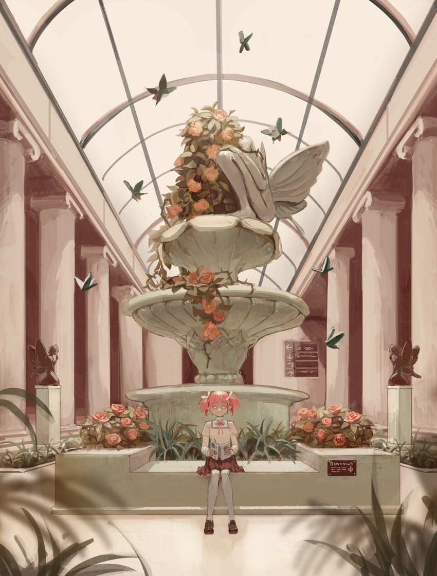 kaname madoka (mahou shoujo madoka magica) drawn by clea_(geee13)