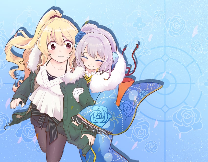 yakumo mitama and togame momoko (mahou shoujo madoka magica and 1 more) drawn by ultimate_magnum