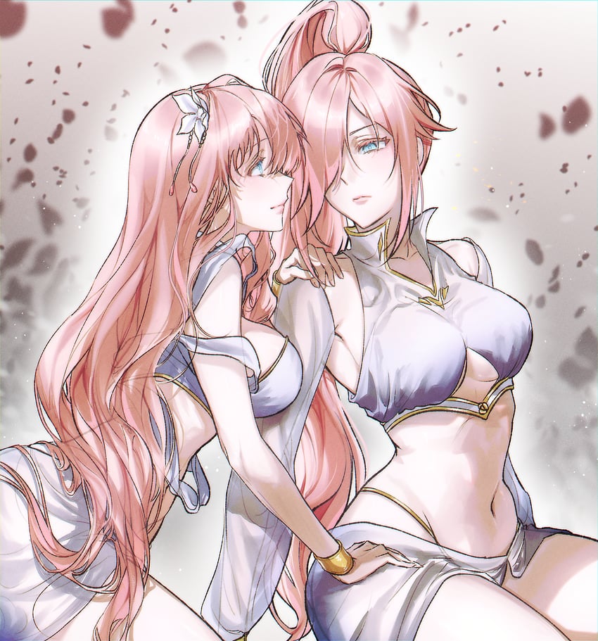 sylvia and rubia (brown dust and 1 more) drawn by waffle_mania