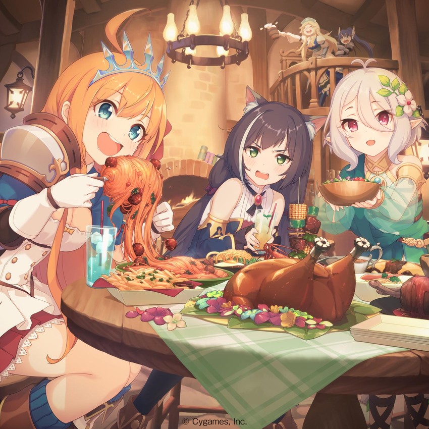 karyl, kokkoro, pecorine, yukari, and mifuyu (princess connect! and 1 more)