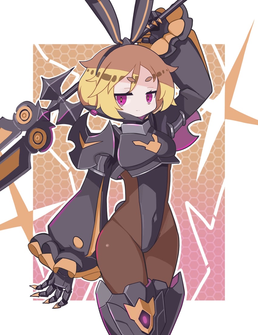 usalia and black rabbit usa (disgaea and 2 more) drawn by suaman
