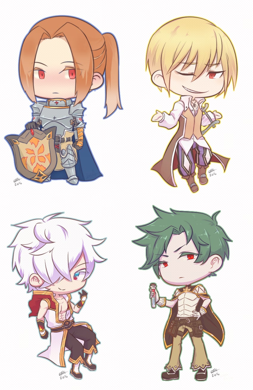 creator, champion, paladin, clown, chen lio, and 3 more (ragnarok online) drawn by lilblkrose
