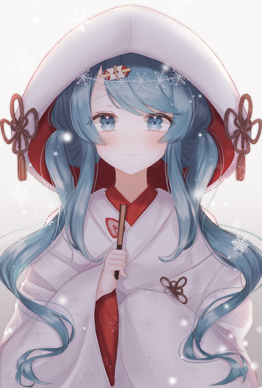 hatsune miku and yuki miku (vocaloid) drawn by h4m_(nacho0101)