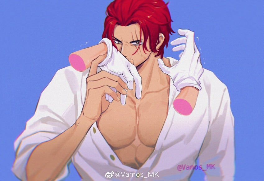 shanks and buggy the clown (one piece) drawn by vamos_mk