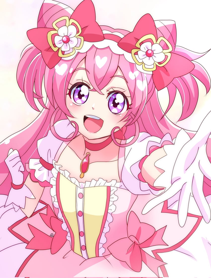 kaname madoka, nagomi yui, and cure precious (mahou shoujo madoka magica and 2 more) drawn by momotarouooi