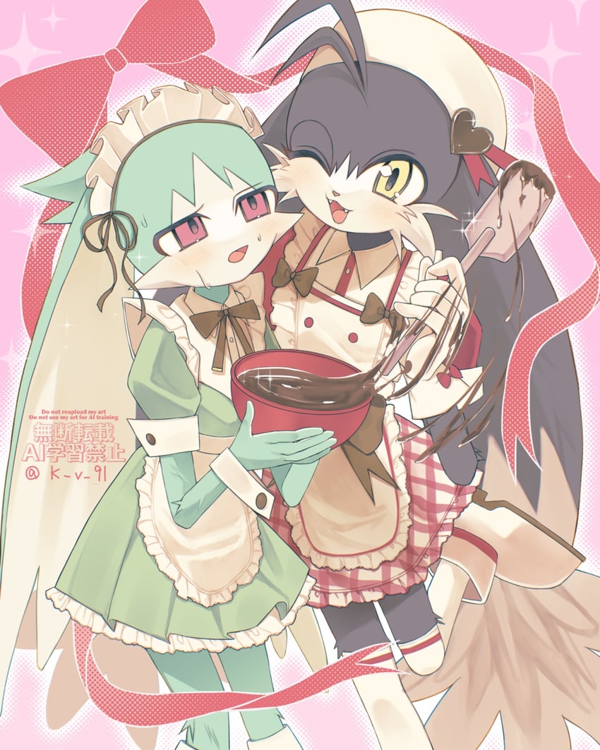 klonoa and king of sorrow (kaze no klonoa) drawn by k_v_91