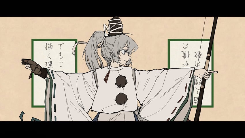 mononobe no futo (touhou and 1 more) drawn by herbstcorpuscle