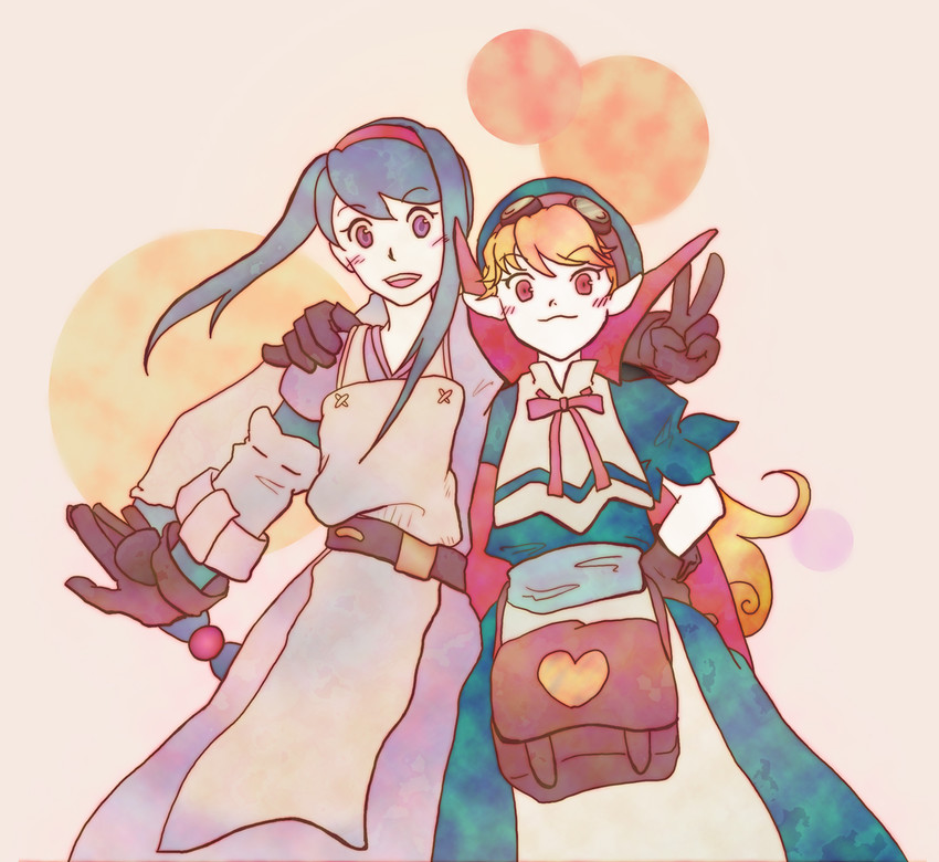 marivel armitage and anastasia valeria (wild arms and 1 more) drawn by subosu