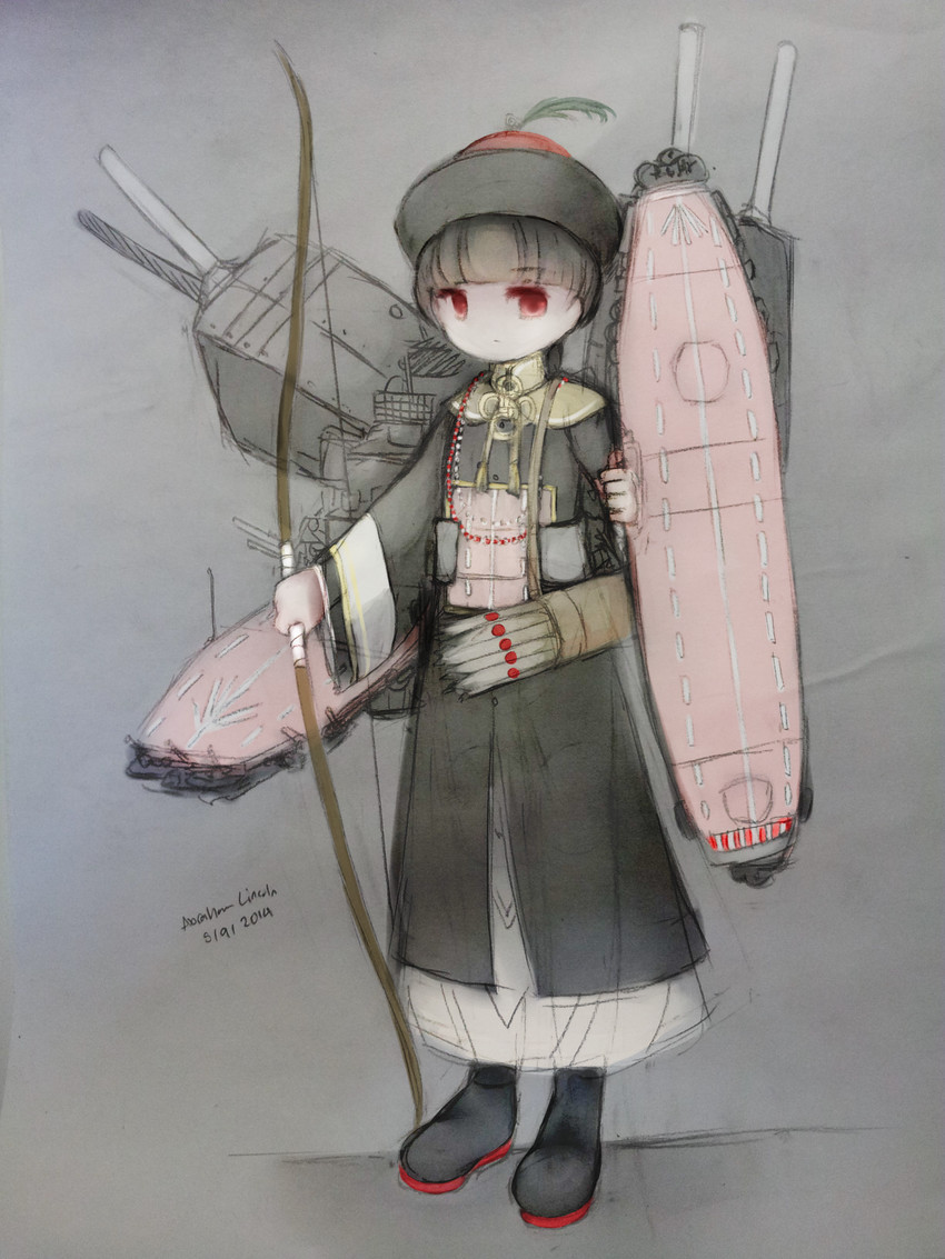 shinano (original and 1 more) drawn by flandre495