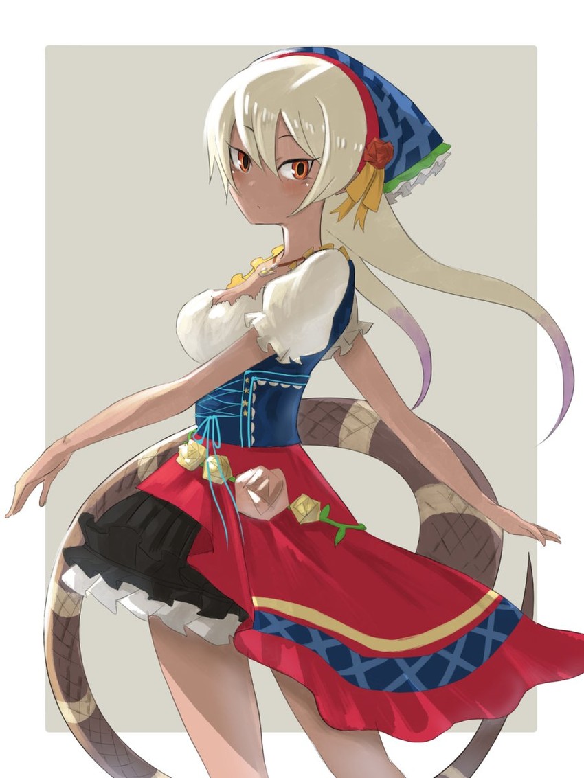 king cobra (kemono friends and 1 more) drawn by gaga_(gamerakero)