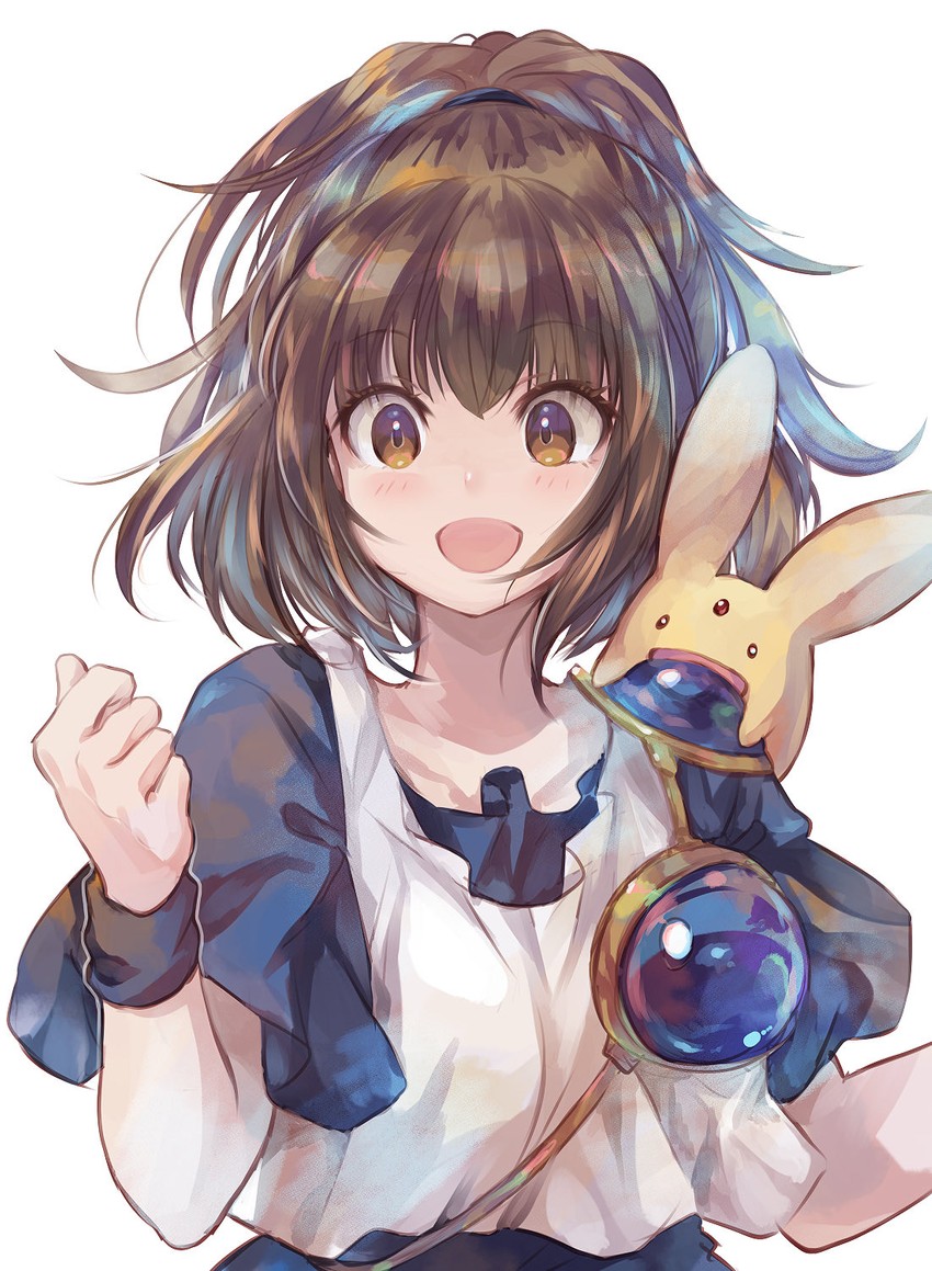 arle nadja and carbuncle (puyopuyo) drawn by yue_(lov_n_n)