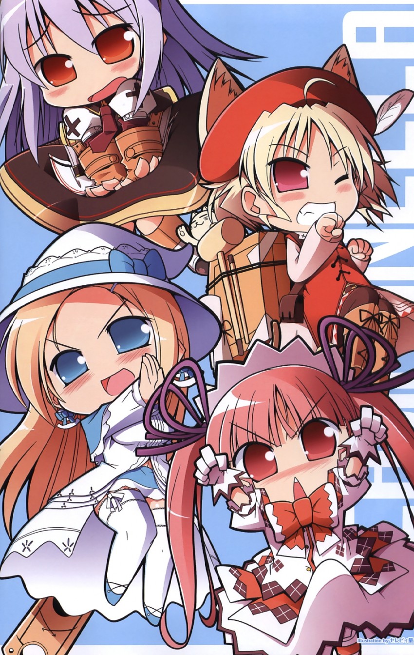 carina verritti, agnes boulange, chelsea arcot, and minette (shukufuku no campanella)