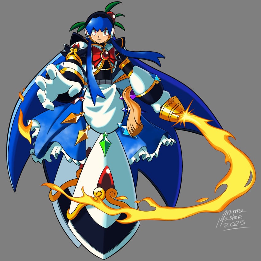 hinanawi tenshi (touhou and 2 more) drawn by animemaster