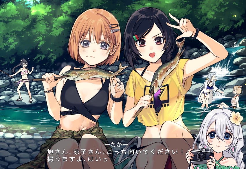 tokime shizuka, toki sunao, miura asahi, hiroe chiharu, aoba chika, and 1 more (mahou shoujo madoka magica and 1 more) drawn by yukishiro_(hitsuji)