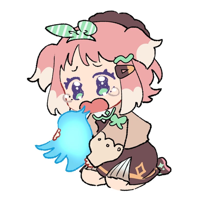 twitter bird and yookiko (original and 1 more) drawn by yooki_(winter_cakes)