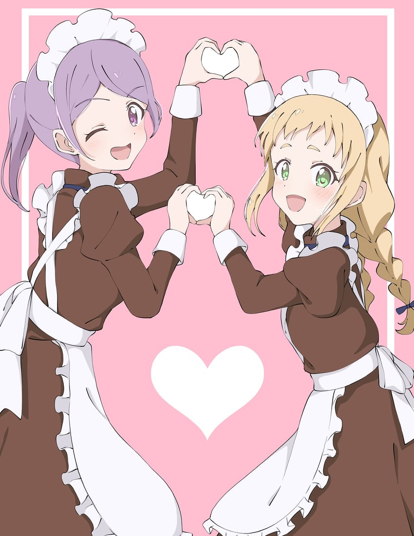 inose mai and suzuya moe (koisuru asteroid) drawn by uchuu_no_mozuku