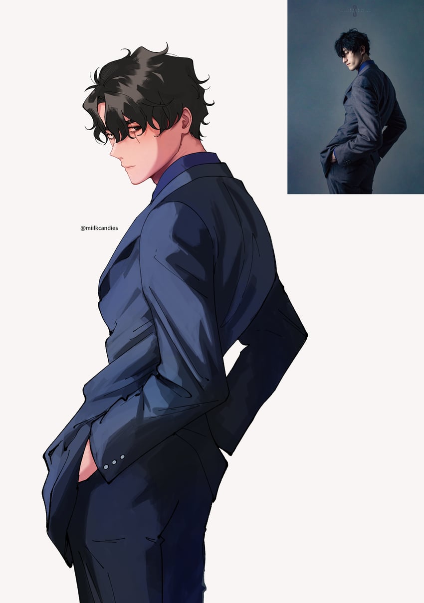 yoo joonghyuk and secretive plotter (omniscient reader's viewpoint) drawn by miilkcandies