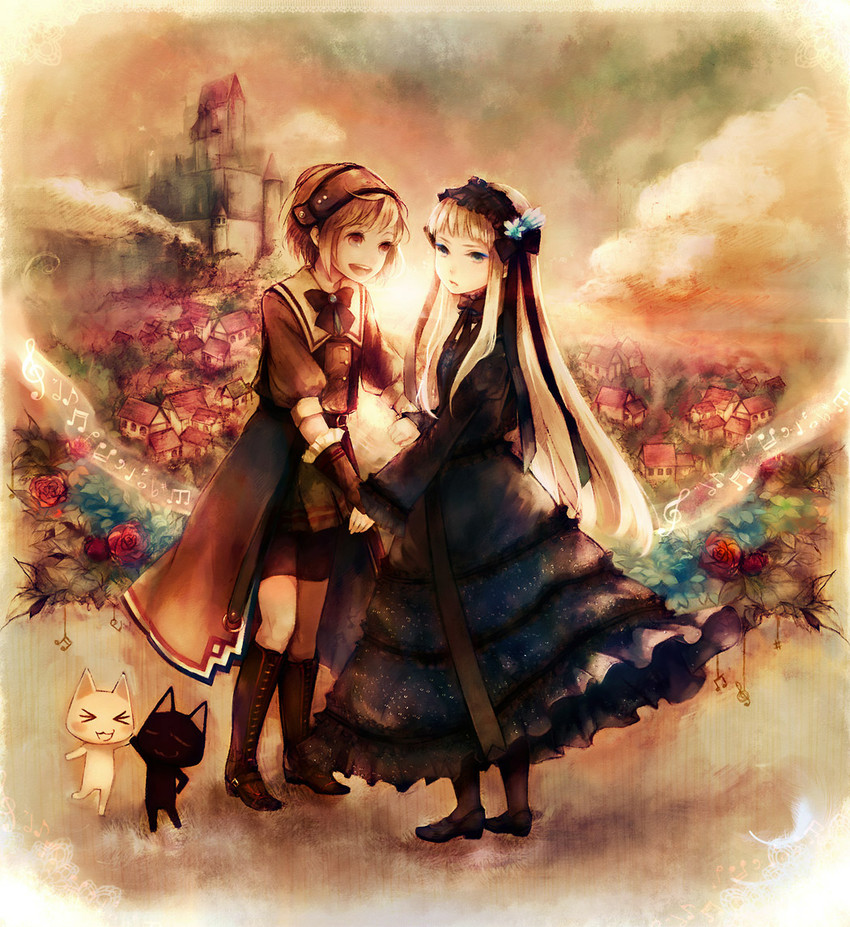 miabell dorfer and campanella (antiphona no seikahime) drawn by xxnicol