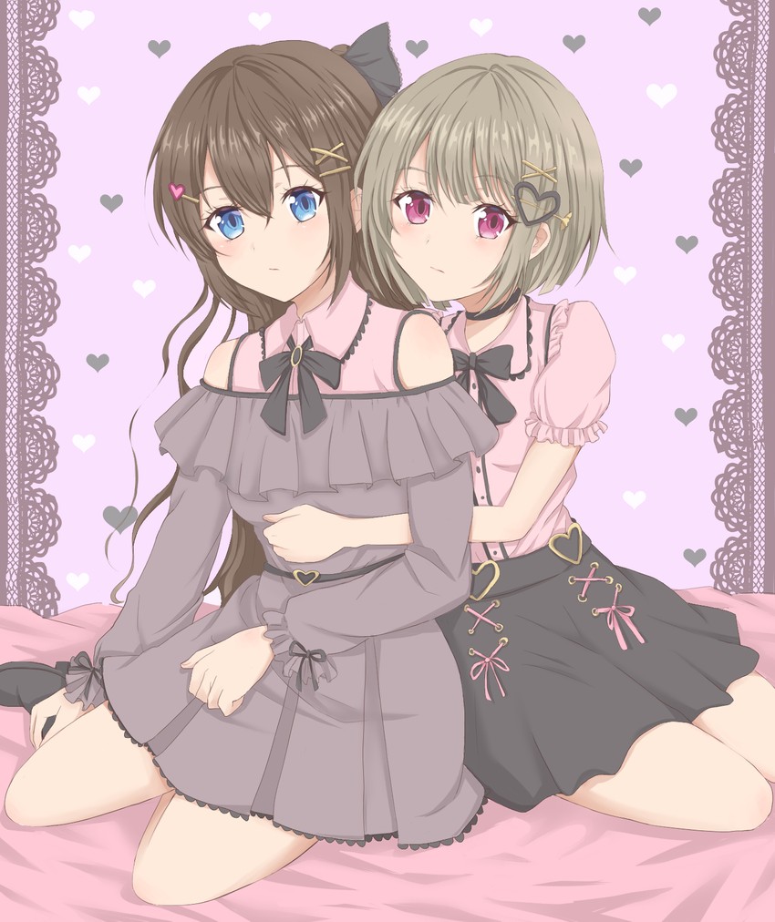 osaka shizuku and nakasu kasumi (love live! and 1 more) drawn by maymaru