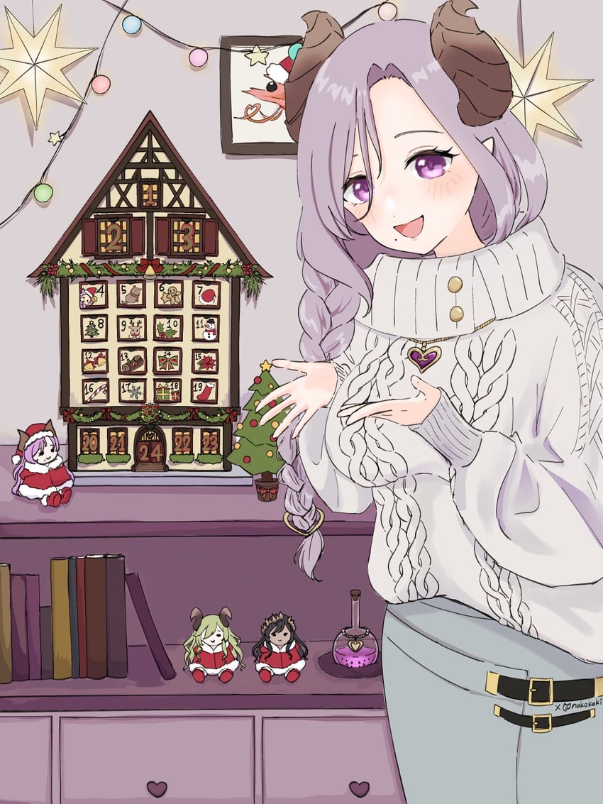 saionji mary, sekishiro mico, and shimamura charlotte (nanashi inc.) drawn by nukokaki
