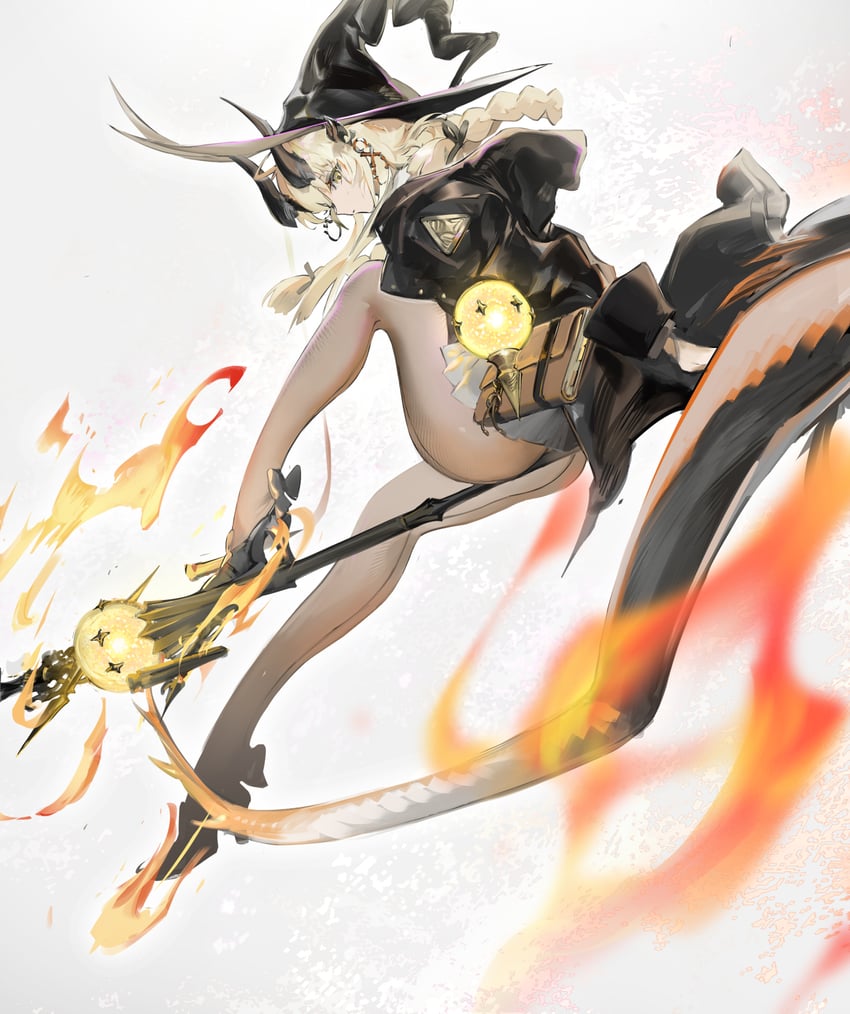 reed and reed the flame shadow (arknights) drawn by koio