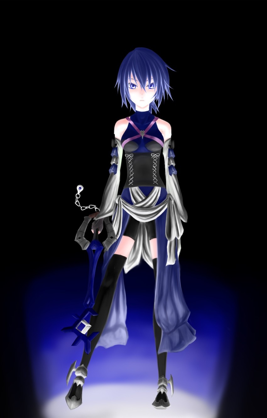 aqua (kingdom hearts and 1 more) drawn by kyouhei1919