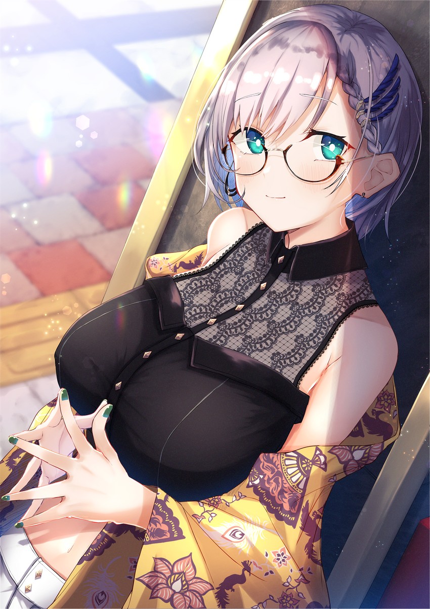 pavolia reine (hololive and 1 more) drawn by nidaime_(doronbo)