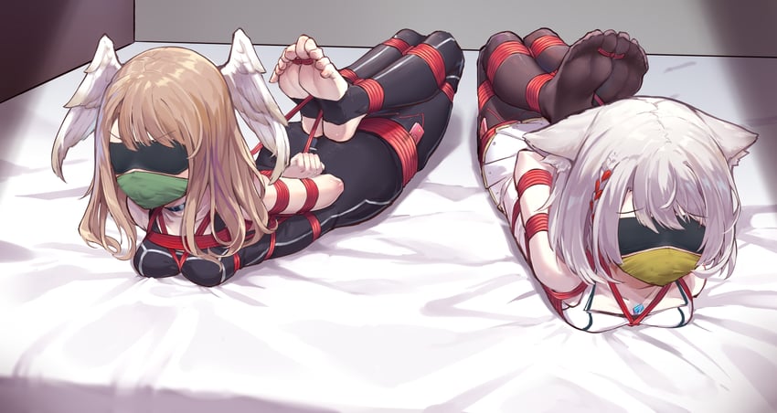 mio and eunie (xenoblade chronicles and 1 more) drawn by xiongmao