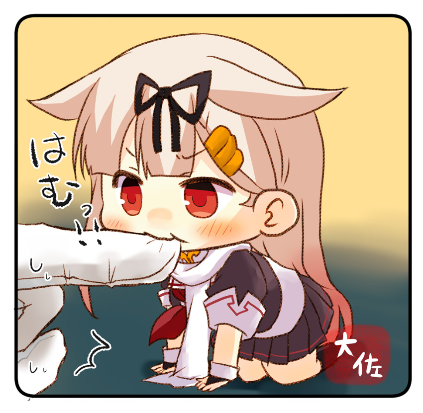 yuudachi and yuudachi kai ni (kantai collection) drawn by taisa_(kari)