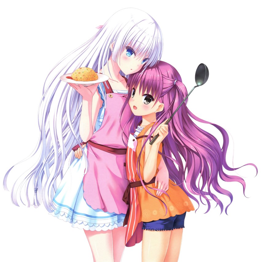 naruse shiroha and katou umi (summer pockets) drawn by na-ga