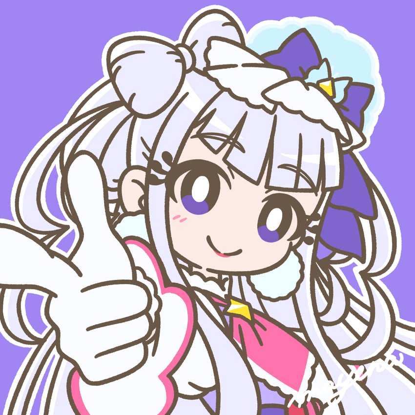 ruru amour and cure amour (precure and 1 more) drawn by mayena