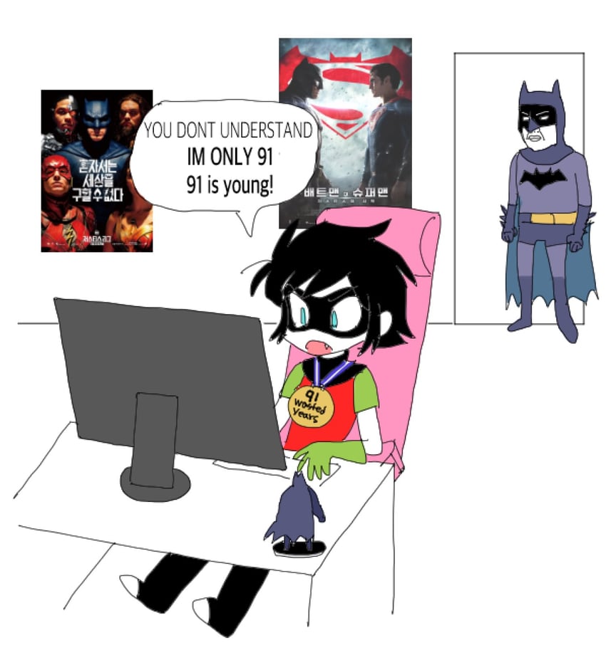 batman, robin, and chudjak (dc comics and 4 more) drawn by batrobin_k
