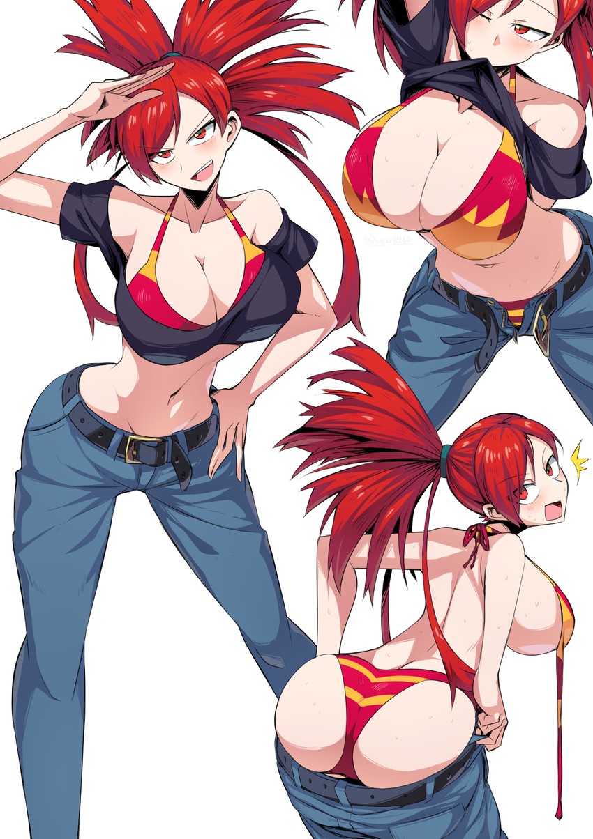 flannery (pokemon and 1 more) drawn by shimure_(460)