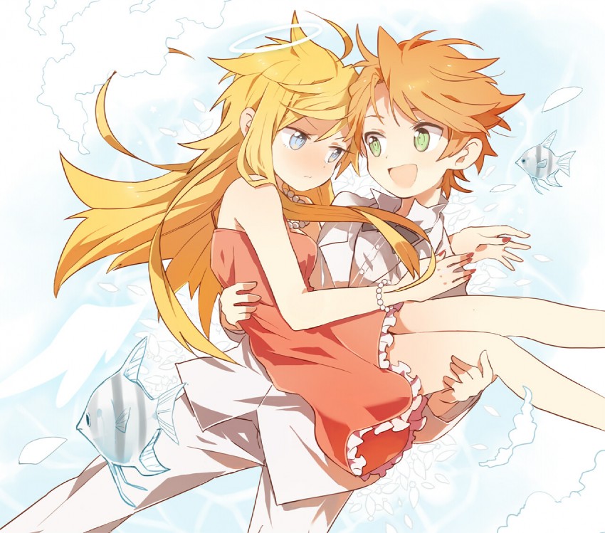 panty and brief (panty & stocking with garterbelt) drawn by kitsuta