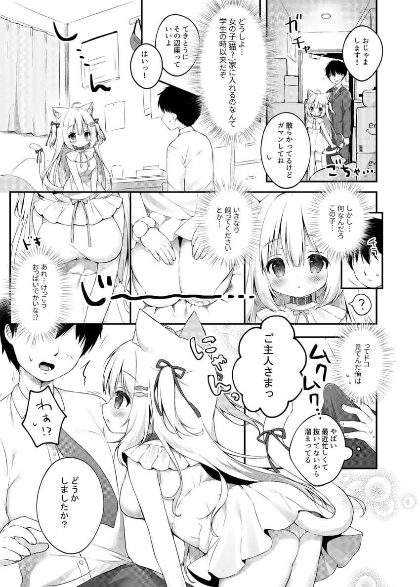 nekoko (original) drawn by momozu_komamochi